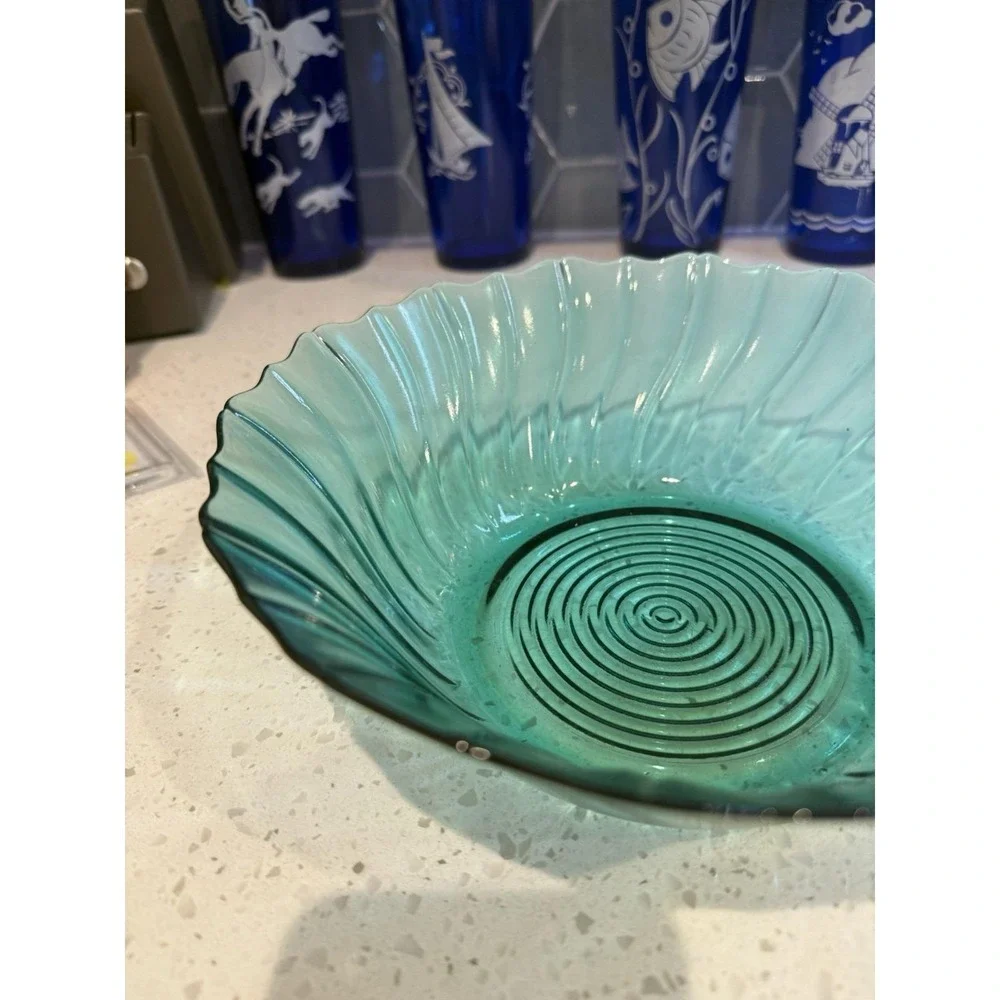 Jeannette Swirl Ultramarine Teal 9